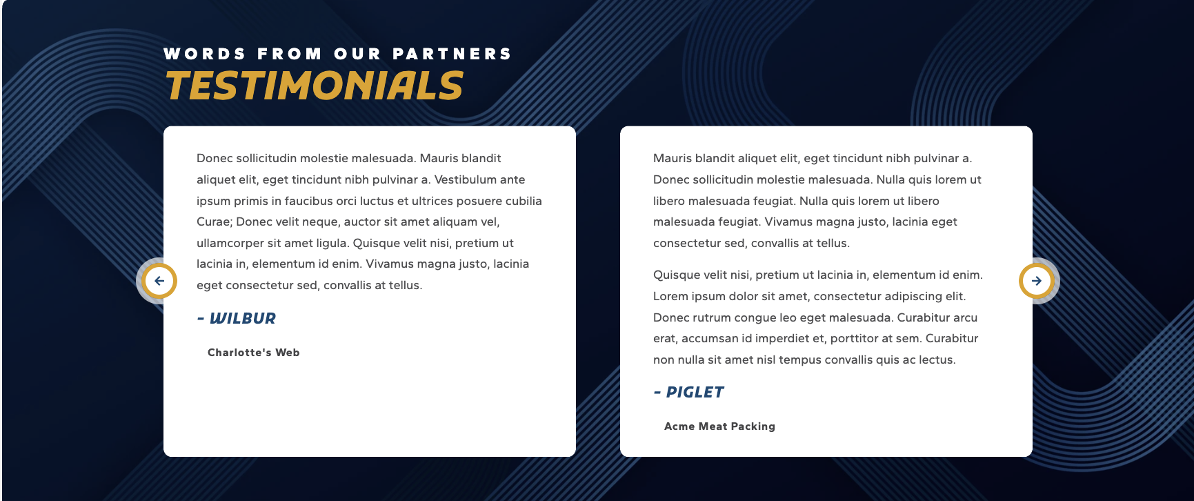 SC – Testimonial Carousel – GBL